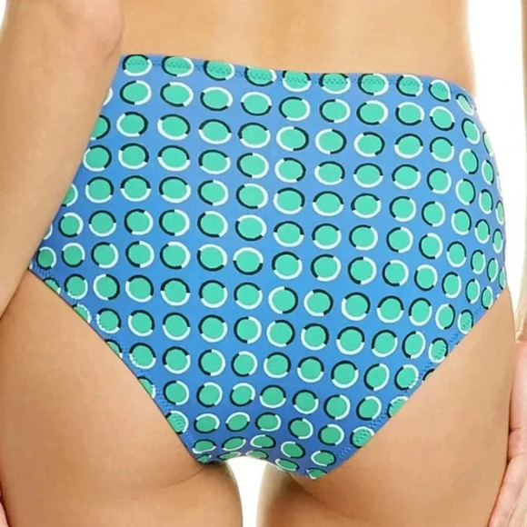 Solid & Striped The Roux Bikini Bottoms Cobalt Blue Polka Dot - Picture 2 of 12
